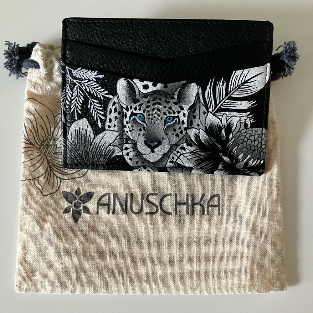 Anuschka Hand-painted Credit Card Wallet